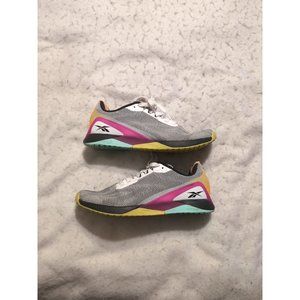 Reebok Mens Nano X1 Grit H02864 White Running Shoes Sneakers Size 7.5
